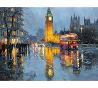 5D Diamond Painting Kits Bus Dimond Art for Adults 60x40cm 4-FXW39