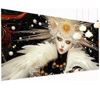 5D Diamond Painting Kits Fashion, DIY Woman Large Diamond Art Kits Adults, Round Full Drill Crystal Art Embroidery Cross Stitch Pain by Numbers, Mosaic Canvas Wall Arts, Home Decor 24x48 Inch S2-576