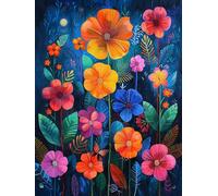 5D Diamond Painting Kits Flower, Diamond Art Kits Adults Plant, DIY Full Drill Embroidery Crystal Art and Crafts for Adults, Mosaic Production, Paintings for Home Wall Decor Gifts 100x135cm G-5823