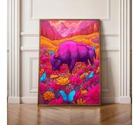 5D Diamond Painting Kits for Adults, Animal Butterfly Diamond Art Kits Adults, Full Drill Crystal, DIY Cross Stitch Arts Crafts Pictures Embroidery for Home Wall Decor 28 x 36 Inch PjY14358 K-K