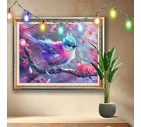 5D Diamond Painting Kits for Adults Bluebird,Cherry Blossom,DIY Cross Stitch Diamond Art Kits for Beginners,Crystal Rhinestone Embroidery Picture Art and Crafts for Home Decor (107x80cm) 511N-6637