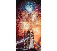 5D Diamond Painting Kits for Adults, Brooklyn Bridge Large Diamond Art Kits for Adults, DIY Full Round Drill Gem Art Cross Stitch Mosaic Arts Kit, Home Living Room Wall Decoration (40x80inch) J-59