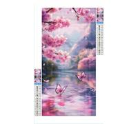 5D Diamond Painting Kits for Adults Butterfly 70x140cm Large Diamond Art Cherry Blossoms Round Full Drill Crystal Rhinestone Cross Stitch, Kids DIY Sequin Gem Art Canvas Pictures, Home Decor G1-1191