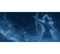 5D Diamond Painting Kits for Adults & Children, Zodiac Sagittarius Full Drill Round Diamond Art, DIY Stress-Relieving Craft for Home Decor, Sparkling Rhinestone Embroidery Beginners 100x150cm A854