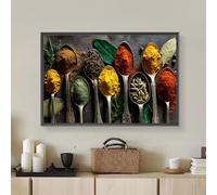 5D Diamond Painting Kits for Adults, Color & Kitchen Diamond Art Kit for Home Wall Decor, 40x50cm Full Drill Crystal Embroidery Cross Stitch Arts and Crafts, DIY Gem Art Gift for Beginners 1Z-725