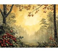 5D Diamond Painting Kits for Adults, DIY Diamond Art Painting Full Drill, Fruit Paint by Diamonds for Adults, Plant Gem Art Crafts for Home Wall Decor, 40x60cm Craft Kits for Stress Relief Gift qo-784