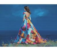 5D Diamond Painting Kits for Adults, DIY Full Drill Round Diamond Art Kits, Girl Is Beautiful Painting Pictures, Gem Crystal art Embroidery Cross Stitch, for Home Wall Decor, Female Gifts 70x90cm A772