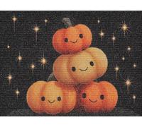 5D Diamond Painting Kits for Adults, DIY Full Drill Round Diamond Art Kits, Pumpkin Is Cute Painting Pictures, Gem Crystal art Embroidery Cross Stitch, for Home Wall Decor, Female Gifts 60x80cm A-744