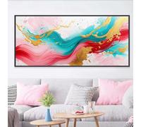 5D Diamond Painting Kits for Adults, DIY Large Diamond Art Kits Adults Abstract, Full Drill Color Crystal Art Cross Stitch Embroidery Canvas Arts and Crafts, Home Wall Decor 40 x 80 inch C-4376