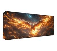 5D Diamond Painting Kits for Adults, DIY Large Dream Full Drill 40x20inch Cross Stitch Embroidery Pictures Arts Kits, Diamond Art Eagle Crystal Arts and Crafts for Adults Home Decor 100x50cm t-7686