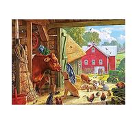 5D Diamond Painting Kits for Adults DIY Round Drill Diamond Painting Full Kit Farm Animal Diamond Art Kits for Kids, Home Decor Cross Stitch Dimond Picture Art Crystal Crafts Gifts 30x40cm