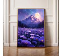 5D Diamond Painting Kits for Adults, Flower Flowers Diamond Art Kits Adults, Full Drill Crystal, DIY Cross Stitch Arts Crafts Pictures Embroidery for Home Wall Decor 50x70cm PjY10578 3-W