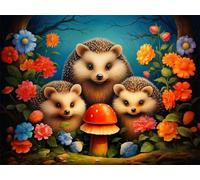 5D Diamond Painting Kits for Adults, Flowers Diamond Art Animals Sequin Gem Art Kits Kids Beginner, 60x90cm Large DIY Full Drill Rhinestone Embroidery Pictures, Home Wall Decor, Gifts for Women G-269