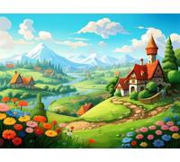 5D Diamond Painting Kits for Adults, Flowers Diamond Art Cute Sequin Gem Art Kits Kids Beginner, 80x100cm Large DIY Full Drill Rhinestone Embroidery Pictures for Home Wall Decor, Gifts for Women G-311