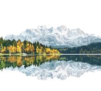 5D Diamond Painting Kits for Adults, Forest Diamond Art Mountain Sequin Gem Art Kits Kids Beginner, 30x40cm Large DIY Full Drill Rhinestone Embroidery Pictures, Home Wall Decor, Gifts for Women G-767