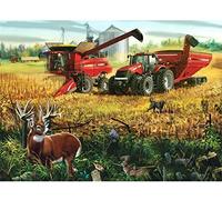 5D Diamond Painting Kits for Adults Full Drill DIY round drill Tractor Landscape 30x40cm Diamond Art Painting by Number Kits Crystal Rhinestone Embroidery Cross Stitch Arts Craft Home Wall Decor Gifts