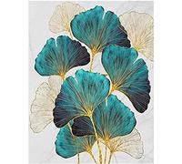 5D Diamond Painting Kits for Adults Gingko Tree Full Round Drill Diamond Art Crystal Rhinestone Embroidery Cross Stitch Arts Craft for Home Wall Decor Gift 50x70cm/20x28inch