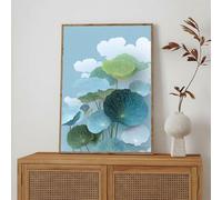 5D Diamond Painting Kits for Adults, Green & Leaf Diamond Art Kit for Home Wall Decor, 30x40cm Full Drill Crystal Embroidery Cross Stitch Arts and Crafts, DIY Gem Art Gift for Beginners 1Z-354