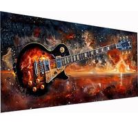 5D Diamond Painting Kits for Adults Guitar, Diamond Art Kits Starry Sky, Large 40x20 Inch DIY Full Drill Embroidery Crystal Arts and Crafts for Adults, Painting for Home Wall Decor Gifts 9-6388