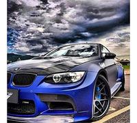 5D Diamond Painting Kits for Adults Kids DIY Full Drill Painting BMW Sports Car Full Round Drill Crystal Rhinestone Diamond Embroidery Paintings Cross Stitch Arts Craft for Home Wall Decor 40x40cm