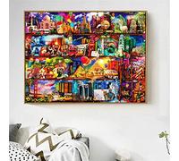 5D Diamond Painting kits for Adults kids,Famous City Scenery Diamond Art Kits DIY Full Drill Crystal Rhinestone Embroidery Cross Stitch Diamond Paintings Home Office Wall Decor Square Drill,30x50cm