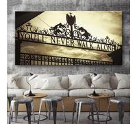 5D Diamond Painting Kits for Adults Kids,Full Round Drill Diamond Art Liverpool Iron Gate Large Diamond Painting Kits,DIY Diamond Picture Art and Crafts Crystal for Home Wall Décor (50x100cm)