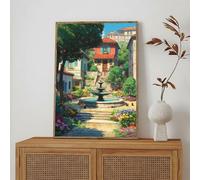 5D Diamond Painting Kits for Adults, Landscape & Architecture Diamond Art Kit for Home Decor, 30x40cm Full Drill Crystal Embroidery Cross Stitch Arts and Crafts, DIY Gem Art Gift for Beginners 1Z-225