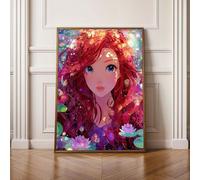 5D Diamond Painting Kits for Adults, Landscape Sky Diamond Art Kits Adults, Full Drill Crystal, DIY Cross Stitch Arts Crafts Pictures Embroidery for Home Wall Decor 40x50cm PjY8254 A-H