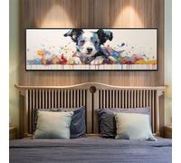 5D Diamond Painting Kits for Adults, Large Diamond Painting Color Dog Diamond Art for Kids, DIY Full Drill Gem Crystal Art Rhinestone Crafts Kit for Home Wall Decor Gifts, 31.4x82.6 Inch/80x210 cm