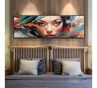 5D Diamond Painting Kits for Adults, Large Diamond Painting Girl Colored Diamond Art for Kids, DIY Full Drill Gem Crystal Art Rhinestone Crafts Kit for Home Wall Decor Gifts, 27.5x70.8 Inch/70x180 cm