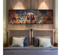 5D Diamond Painting Kits for Adults, Large Diamond Painting Retro Egypt Diamond Art for Kids, DIY Full Drill Gem Crystal Art Rhinestone Crafts Kit for Home Wall Decor Gifts, 35.4x94.4 Inch/90x240 cm