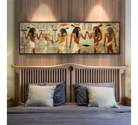 5D Diamond Painting Kits for Adults, Large Diamond Painting Retro Egypt Diamond Art for Kids, DIY Full Drill Gem Crystal Art Rhinestone Crafts Kit for Home Wall Decor Gifts, 35.4x94.4 Inch/90x240 cm