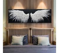 5D Diamond Painting Kits for Adults, Large Diamond Painting Wings Angels Diamond Art for Kids, DIY Full Drill Gem Crystal Art Rhinestone Crafts Kit for Home Wall Decor Gifts, 31.4x82.6 Inch/80x210 cm