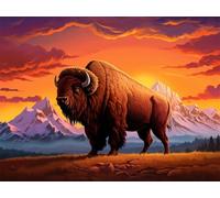 5D Diamond Painting Kits for Adults, Ox Diamond Art Animals Sequin Gem Art Kits Kids Beginner, 40x60cm Large DIY Full Drill Rhinestone Embroidery Pictures for Home Wall Decor, Gifts for Women G-635