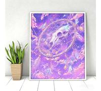 5D Diamond Painting Kits for Adults, Sky Bat Diamond Art Kits Adults, Full Drill Crystal Art, DIY Cross Stitch Crafts Pictures Embroidery for Home Wall Decor, Girts for Women 36x48 Inch PjY6584 J-6