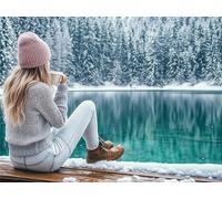 5D Diamond Painting Kits for Adults Snow Diamond Art Kits Adults Landscape Crystal Art Paintings DIY Round Full Drill Embroidery Canvas for Living Room Home Decor, Gifts for Women 90x120cm, Model777