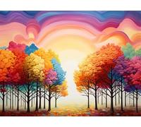 5D Diamond Painting Kits for Adults, Tree Diamond Art Color Sequin Gem Art Kits Kids Beginner, 40x60cm Large DIY Full Drill Rhinestone Embroidery Pictures for Home Wall Decor, Gifts for Women G-848