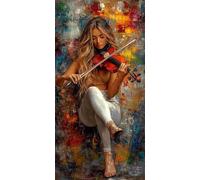 5D Diamond Painting Kits for Adults, Women Angels Large Diamond Art Kits for Adults, DIY Full Round Drill Gem Art Cross Stitch Mosaic Arts Kit, Home Living Room Wall Decoration, Gifts (28x56inch) J675