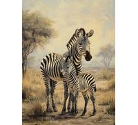 5D Diamond Painting Kits for Adults, Zebra Diamond Art Animals Sequin Gem Art Kits Kids Beginner, 60x80cm Large DIY Full Drill Rhinestone Embroidery Pictures, Home Wall Decor, Gifts for Women G-1070