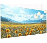 5D Diamond Painting Kits Landscape, DIY Sunflower Large Diamond Art Kits Adults, Square Full Drill Crystal Art Embroidery Pain by Numbers, Mosaic Canvas Wall Arts, for Home Decor 32x64 Inch S2-247