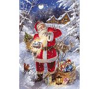 5D Diamond Painting Kits, Santa Claus Gift WOWDECOR Full Drill DIY Diamond Art Cross Stitch Paint by Numbers