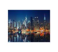 5D Diamond Painting Kits,Skyline of New York City,DIY Rhinestone Embroidery Set Paint with Diamond Art by Number Kits Cross Stitch Home Wall Craft Decoration(40 x 50 cm/15.74 x 19.68 inches)-C7