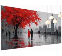 5D Diamond Painting Kits Street, DIY London Large Diamond Art Kits Adults, Round Full Drill Crystal Art Embroidery Pain by Numbers, Mosaic Making Canvas Wall Arts, for Home Decor 36x72 Inch S2-1332