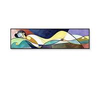 5D Diamond Painting Large Size Abstract Woman DIY Diamond Painting by Numbers Kits Full Drill Crystal Rhinestone Embroidery Cross Stitch Mosaic Canvas Wall Art Decor Round Drill(30x90cm,12 * 36inch)