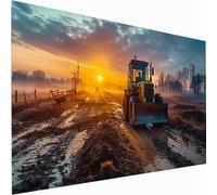 5D Diamond Painting Road Large Diamond Art Tree Picture DIY Square Full Drill Gem Art Crystal Embroidery Cross Stitch Set for Adults & Kids, Perfect for Wall Decor, Relaxing Hobby Gift 30x60cm Z1-662