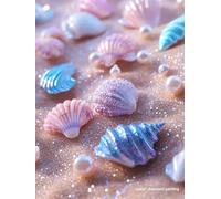 5D Diamond Painting Set, Pearl Shell DIY Round Diamonds Painting Full Drill, Gem Art Cross Stitch Ornaments Canvas, Suitable for Beginners Adults Children, Birthday Gift for a Woman 30x60cm P1CL-856
