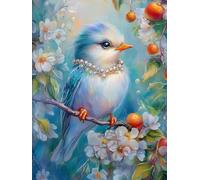 5D Diamond Painting Songbird - Full Drill Animal Diamond Art Kit for Adults, 30x40cm Relaxing Bird Craft for Home Decor & Mindfulness Gifts