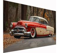 5D Diamond Painting Tree Large Diamond Art Car Picture DIY Square Full Drill Gem Art Crystal Embroidery Cross Stitch Set for Adults & Kids, Perfect for Wall Decor, Relaxing Hobby Gift 80x160cm Z1-650