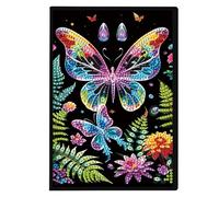 5D DIY Animal Special Shaped Diamond Art Painting Notebook Kit, A5 No Lines Diamond Painting Journal Notebook, Rhinestone Art Hand Craft Kit for Birthdays Gifts-10