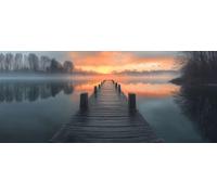 5D DIY Diamond Art Black, Diamond Painting Kits for Adults Landscape, 5D Full Drill Crystal Gem Kits for Beginners, Crystal Art Crafts Pictures for Adults, House Decor, Spring Decor, 44x20in O-7541